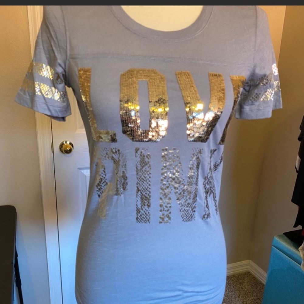 Vs Pink Bling Tee